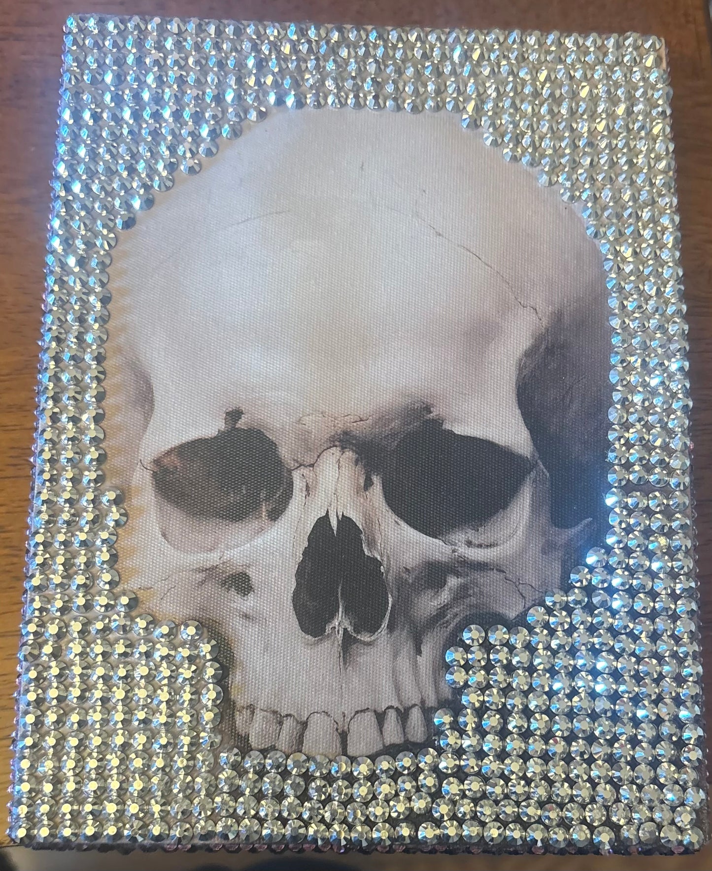 Bejeweled Skull Canvas Print