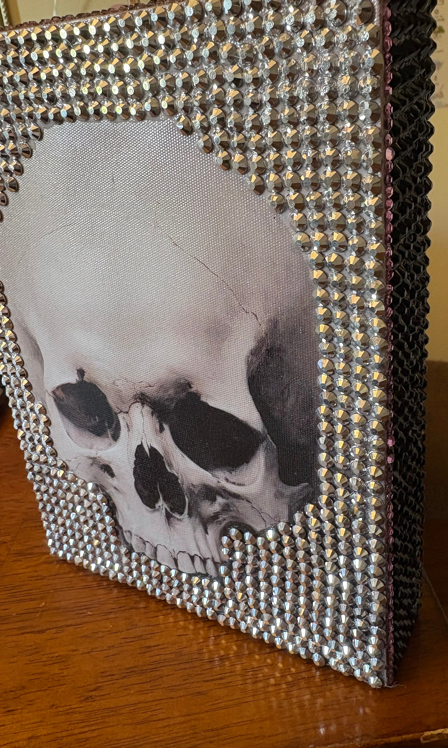 Bejeweled Skull Canvas Print